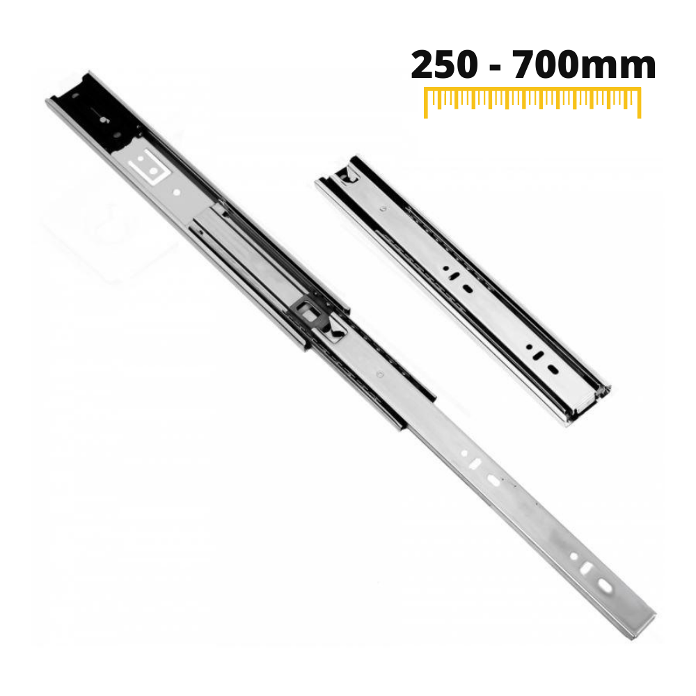 Sada samozamykacích kuličkových výsuvů (levý a pravý), H45