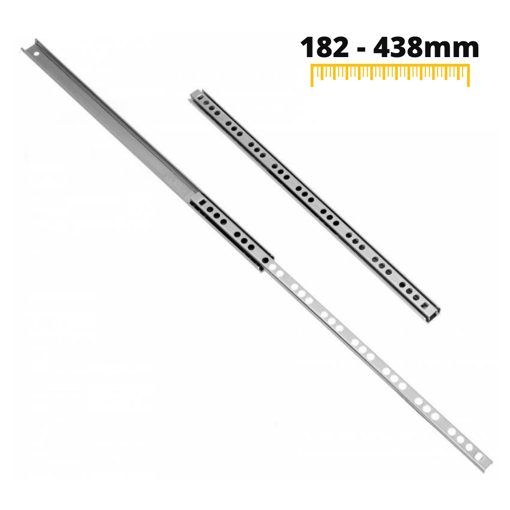 Sada kuličkových výsuvů (levý a pravý), H17