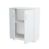 JULIA - Skříňka s policemi - 2 dveře - bílý matný povrch H85cm Š74cm H35cm