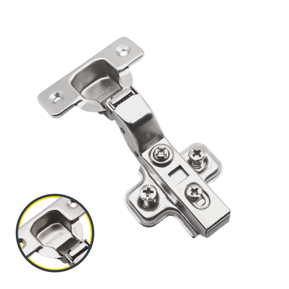 Soft-Close pantový zámek, montážní deska H0 s EURO šrouby, příčné dveře