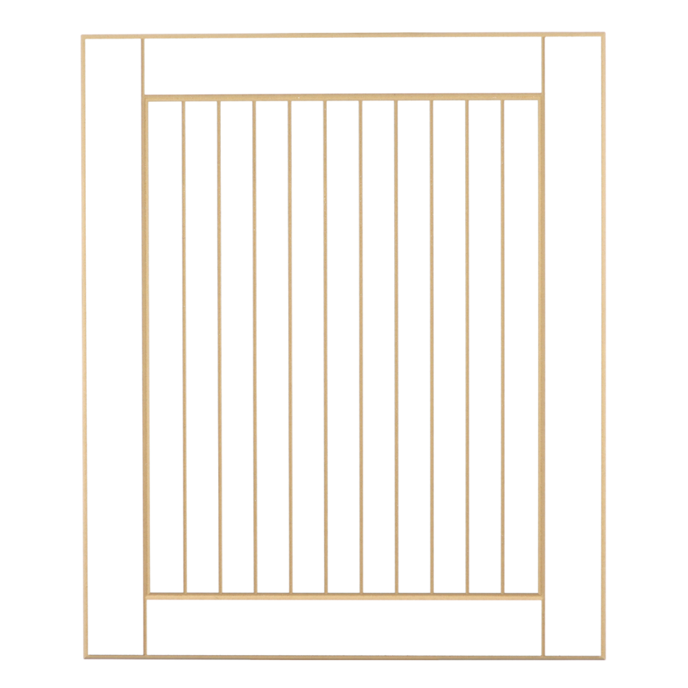 Dveře do kuchyně typu Shaker - Dortmund, výška dveří: 570 mm - 1289 mm - Šířka skříně: 40 cm