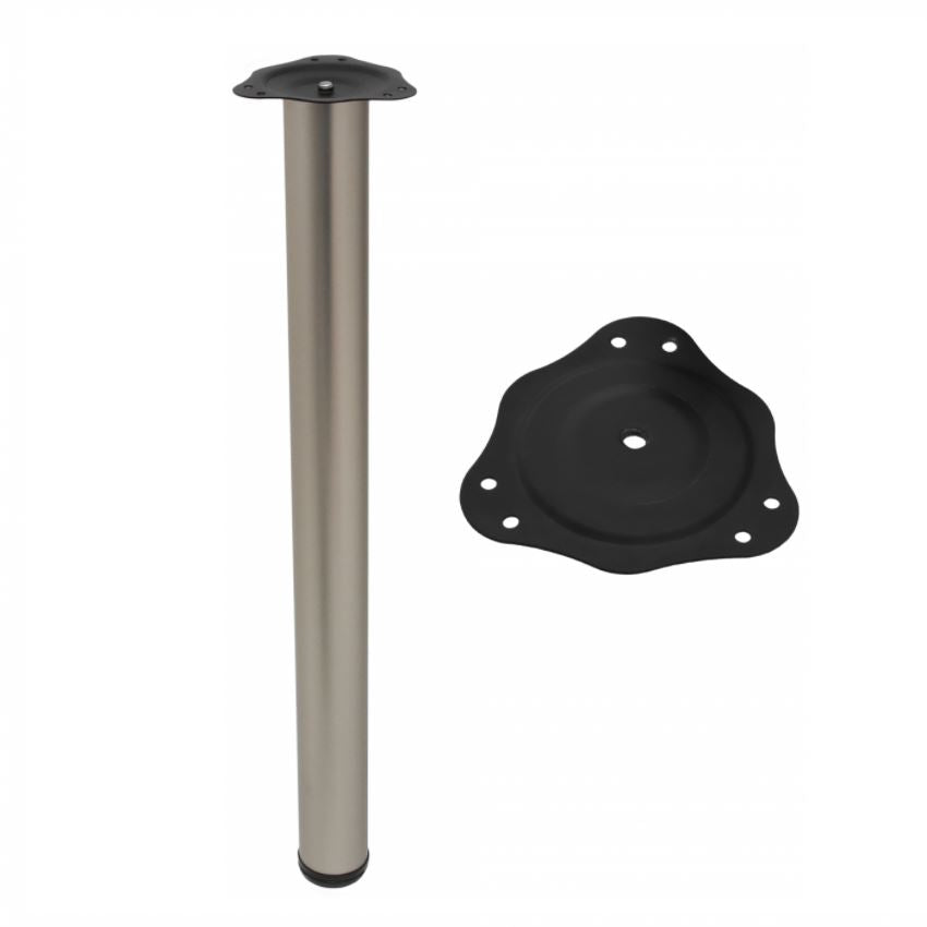 Nastavitelná noha nábytku 710 mm - satén