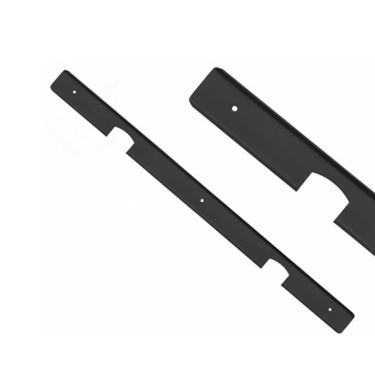 Úhelový pruh pro pracovní desku o šířce 38 mm R-3 – Černá – Furnica