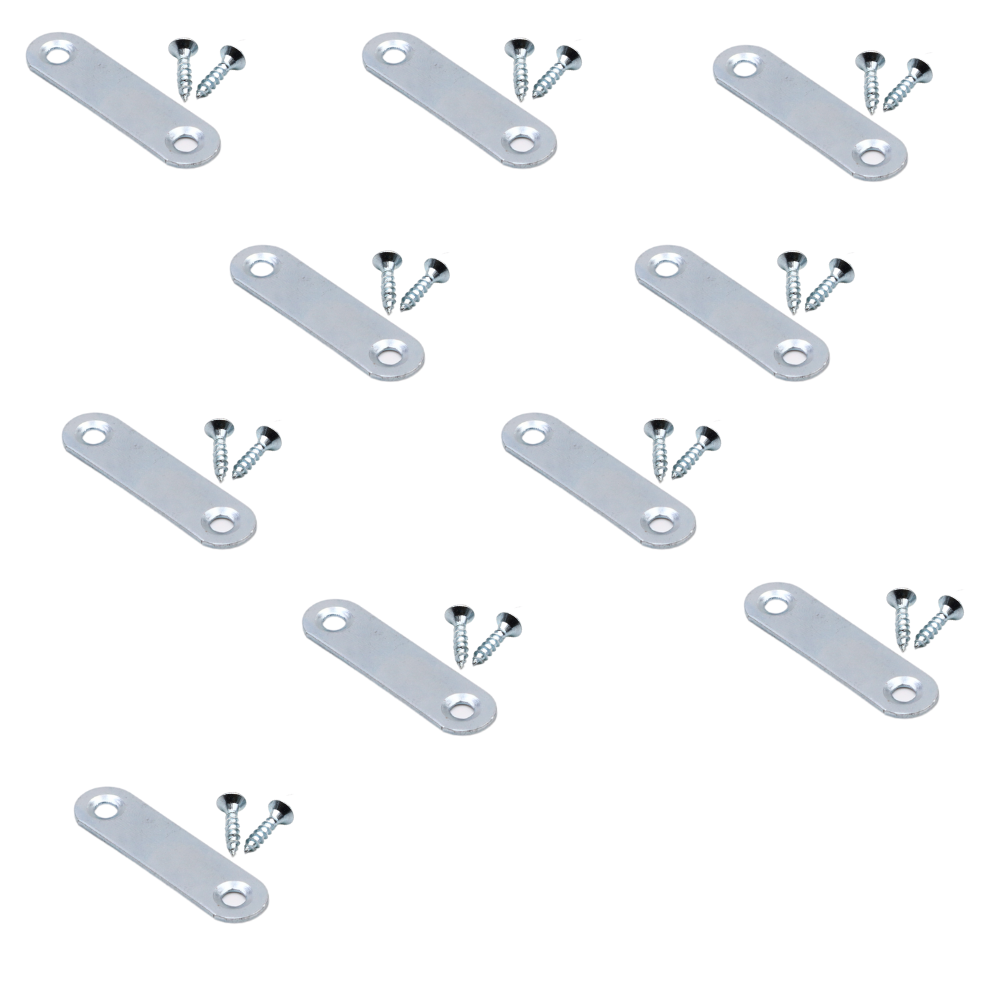 Kovové desky pro zámky skříně - 10 ks