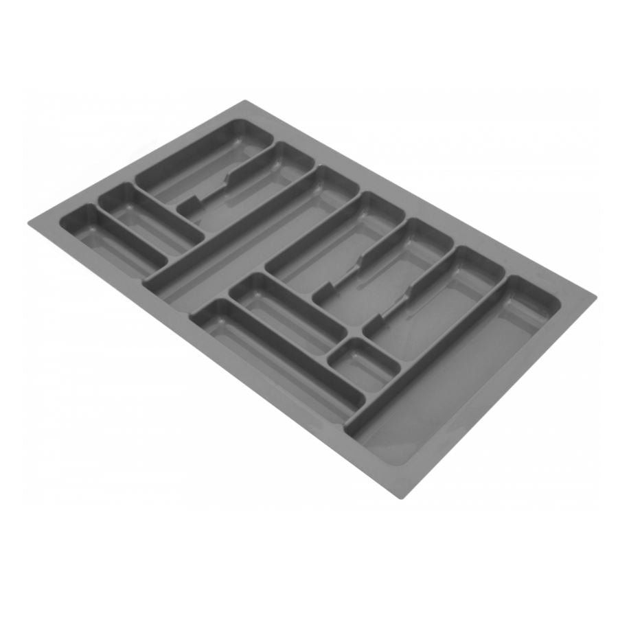 Přihrádka na příbory do zásuvky, šířka skříně: 300-1200 mm, hloubka: 490 mm, kovová