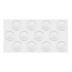 Skleněné ochranné podložky - 18x3,8 mm - 12 kusů