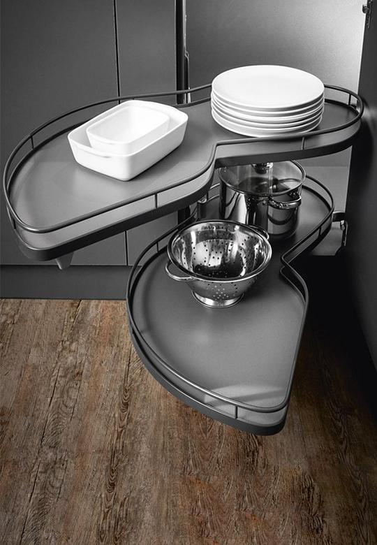 Le Mans II Arena Classic 450 Levý rohový prvek v antracitovém provedení