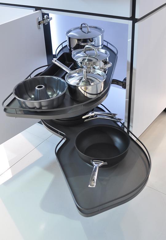 Le Mans II Arena Classic 500 Pravý rohový kus v antracitové barvě