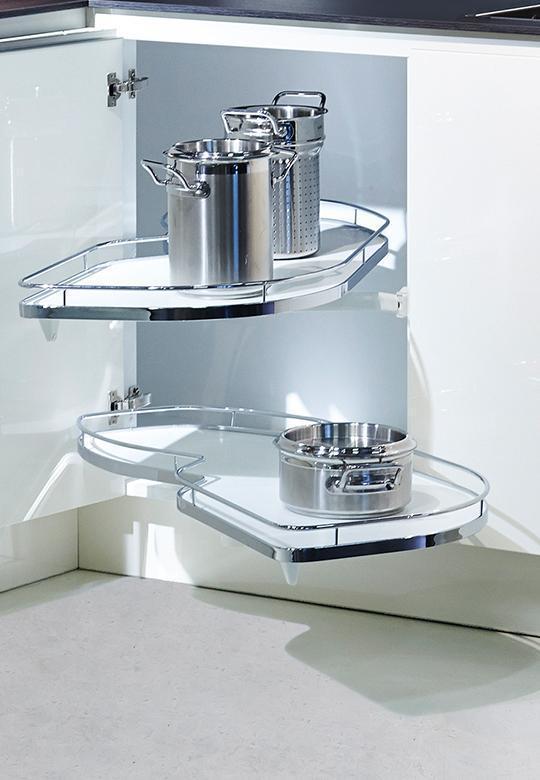 Le Mans II Arena Classic 600 Levý bílý rohový modul