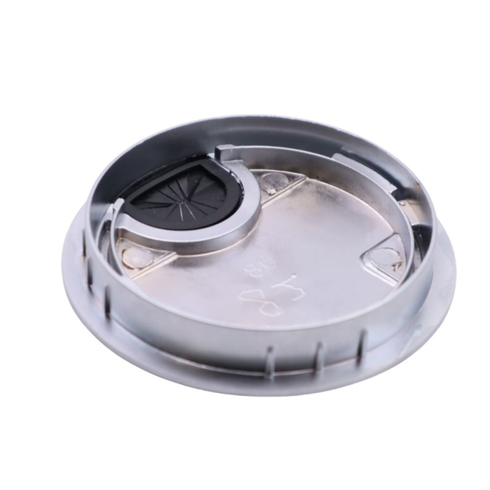 Kovový kabelový gromet s gumovým otvorem - stříbrný Ø60mm