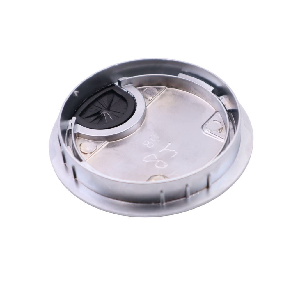 Kovový kabelový gromet s gumovým otvorem - stříbrný Ø80mm