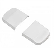 Kovové krytky (levá + pravá), bílé