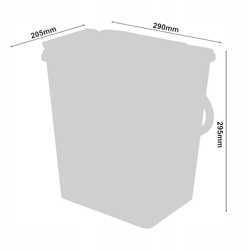 Vysunovací odpadkový koš do kuchyně s tlumeným zavíráním, 2 x 10L - skříňka 400mm.