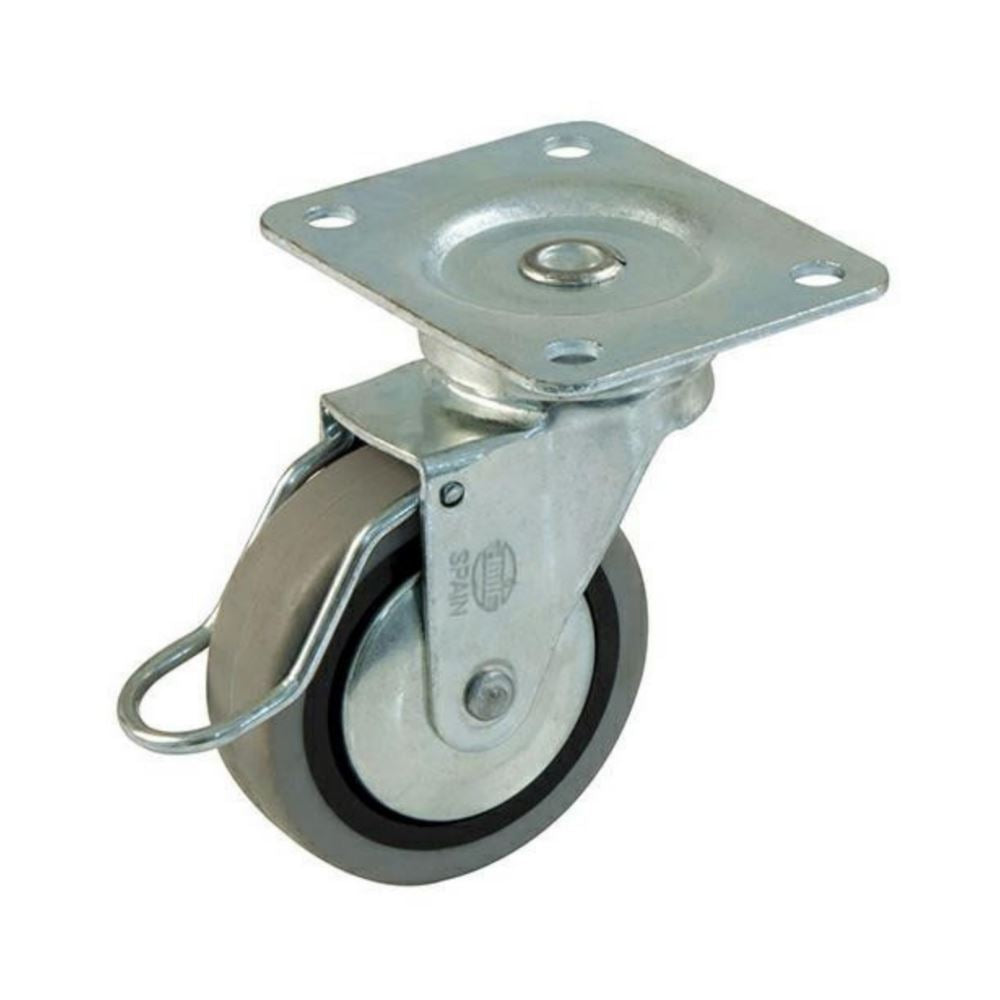 Gumové kolečko s brzdou Ø40mm