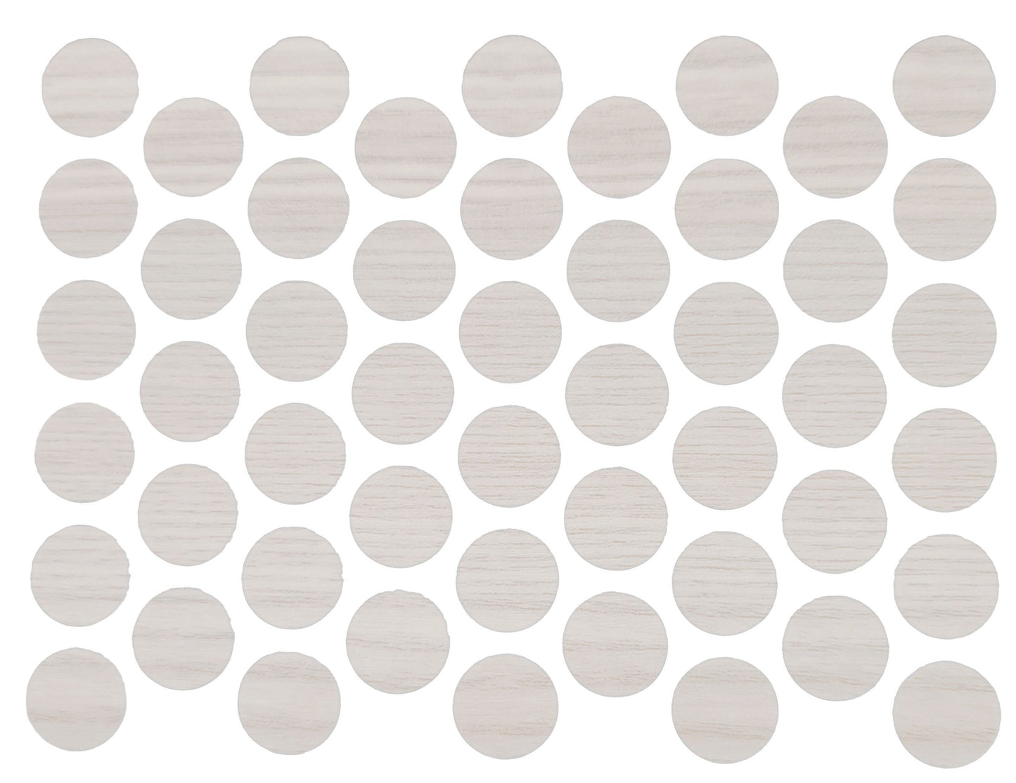 Screw cover caps Self-Adhesive - Antique White 14mm Furnica