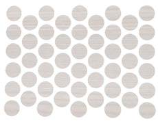 Samolepící krytky na šrouby - starobílá barva, průměr 14 mm.