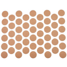 Samolepící krytky na šrouby - buk 14 mm