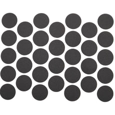 Samolepící krytky na šrouby - černé 18 mm