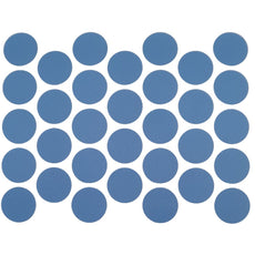 Samolepící krytky na šrouby - modré, 18 mm