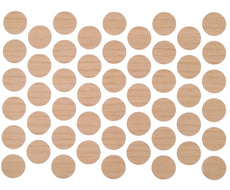 Samolepící krytky na šrouby - vlnitý dub 14 mm