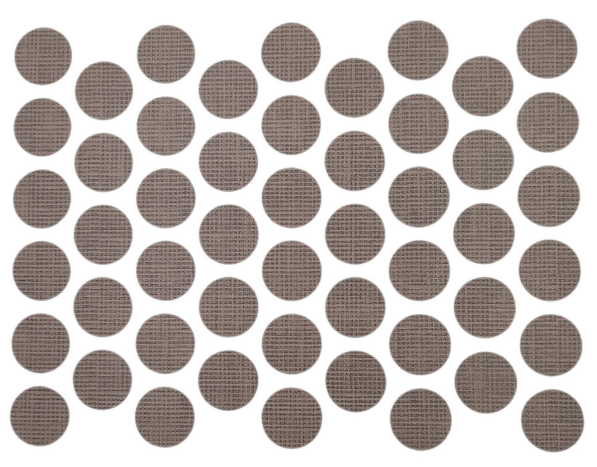 Samolepící krytky na šrouby - bavlněná latte 14 mm – Furnica