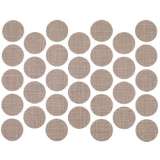 Samolepící krytky na šrouby - bavlněná latte 18 mm