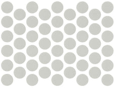 Samolepící krytky na šrouby - šedé 14 mm