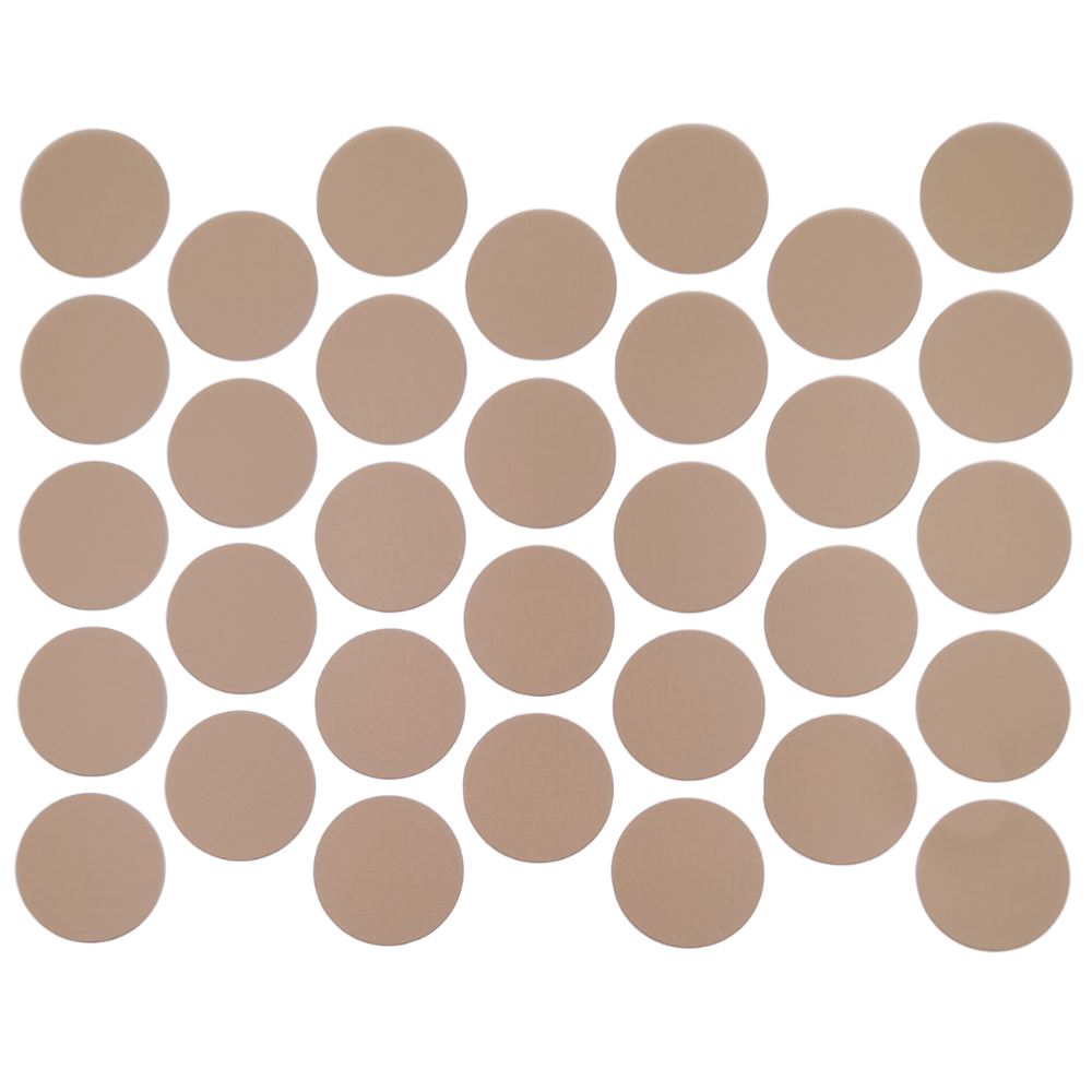 Samolepící krytky na šrouby - Latte 18mm