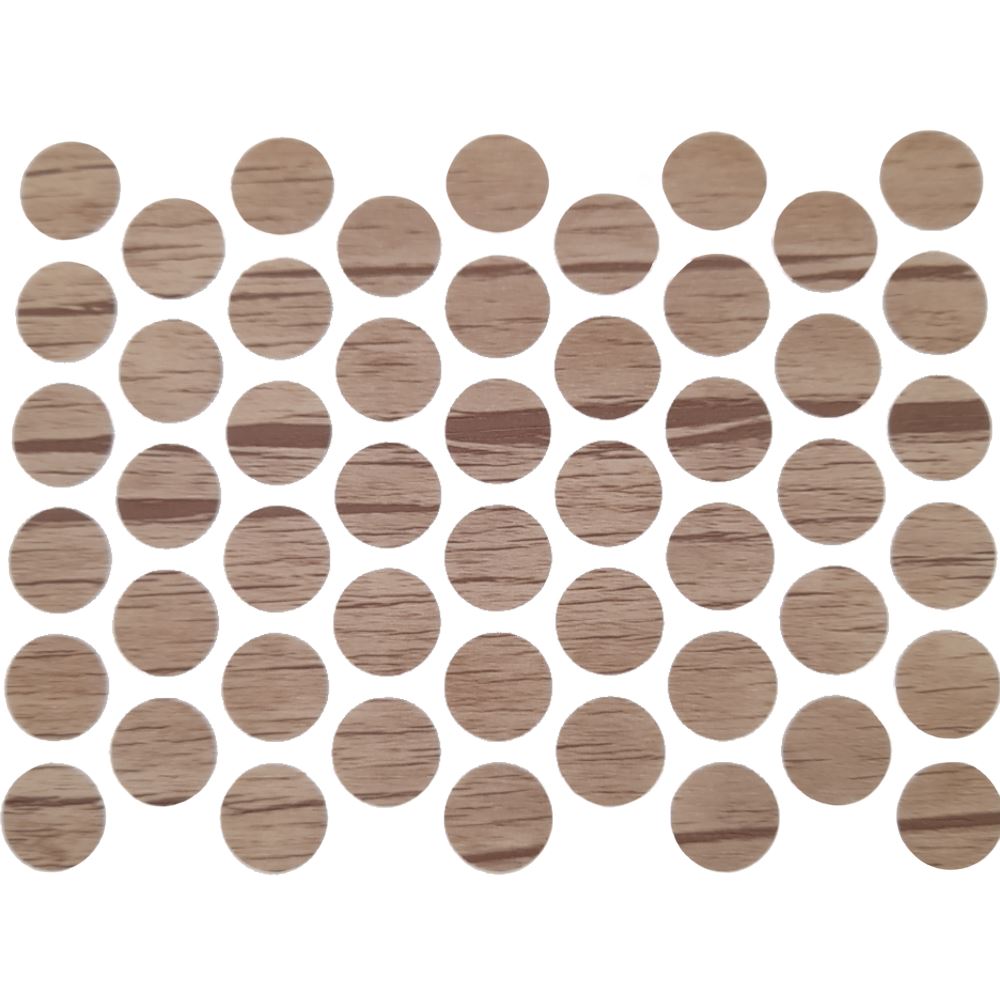 Samolepící krytky na šrouby - světle antické 14 mm