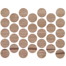 Samolepící krytky na šrouby - světle antické 18 mm