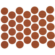 Samolepící krytky na šrouby - světlá třešeň 18 mm