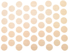 Samolepící krytky na šrouby - světlý javor 14 mm