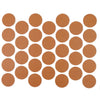 Samolepící krytky na šrouby - světlý ořech 18 mm