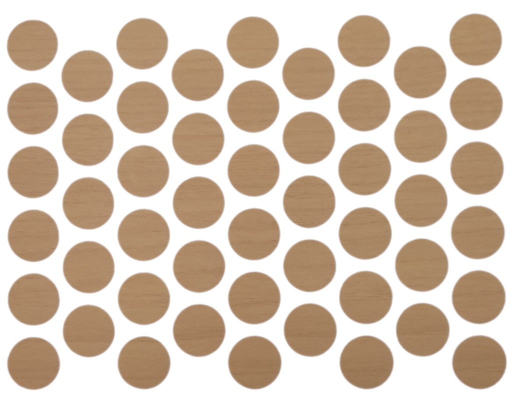 Samolepící krytky na šrouby - javor 14 mm