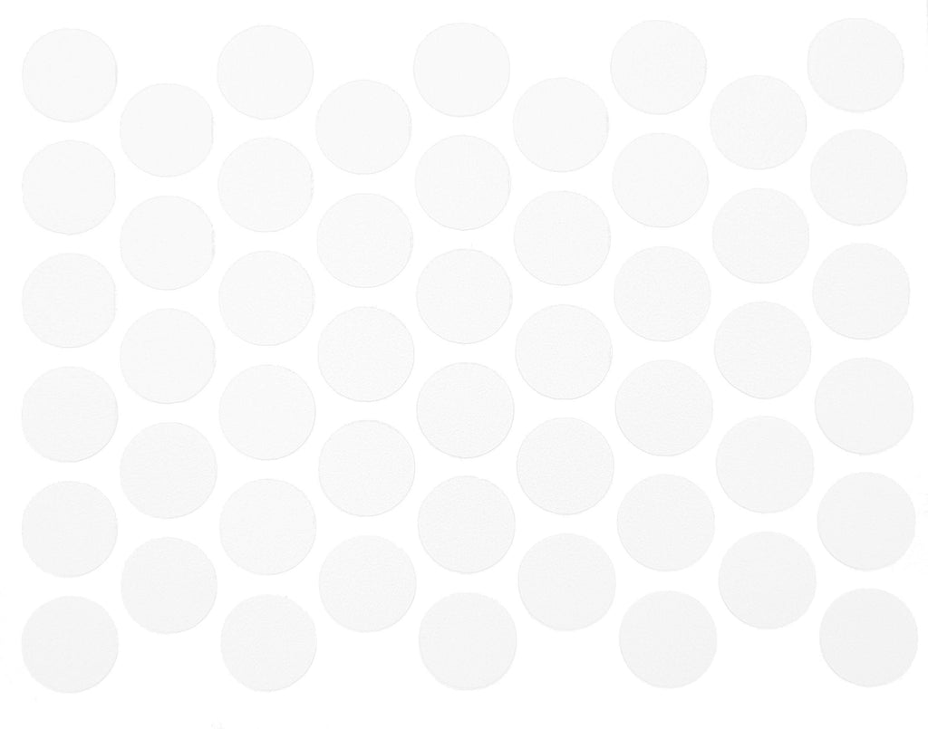 Samolepící krytky na šrouby - matně bílé 14 mm