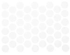 Samolepící krytky na šrouby - matně bílé 14 mm