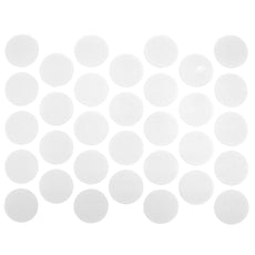 Samolepící krytky na šrouby - matně bílé 18 mm