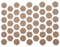Samolepící krytky na šrouby - přírodní dub 14 mm