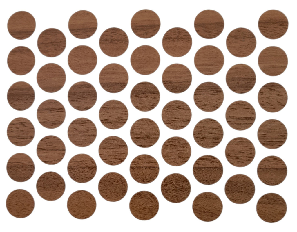 Samolepící krytky na šrouby - dub Amalfi 14 mm