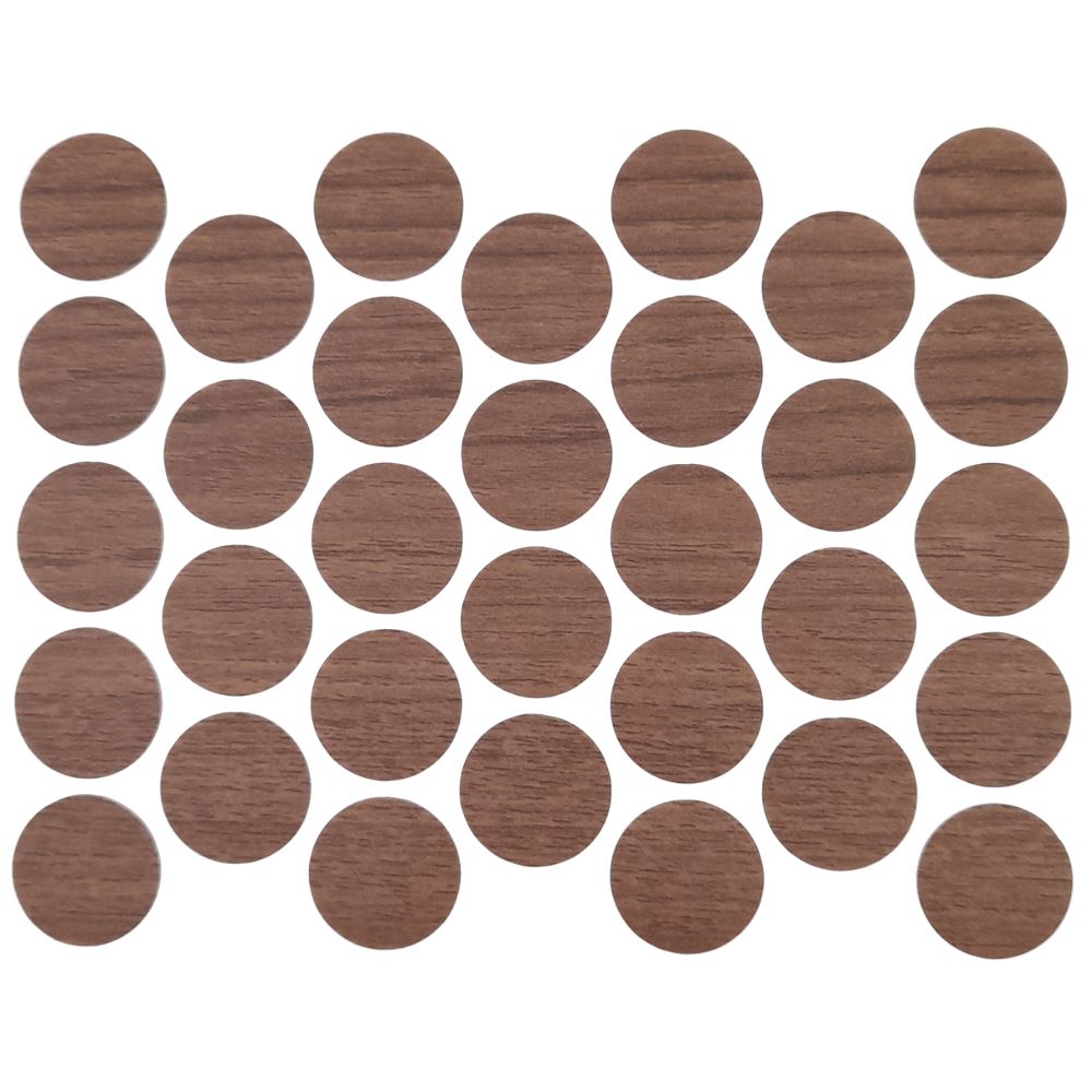 Samolepící krytky na šrouby - dub Chamonix 18 mm