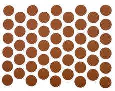 Samolepící krytky na šrouby - hruškovitého tvaru, 14 mm