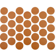 Samolepící krytky na šrouby - hruškovité, 18 mm