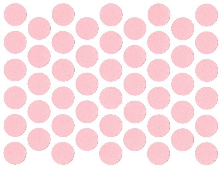 Samolepící krytky na šrouby - růžové 14 mm