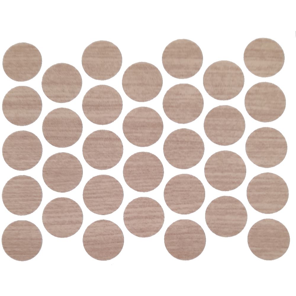 Samolepící krytky na šrouby - smrk 18 mm