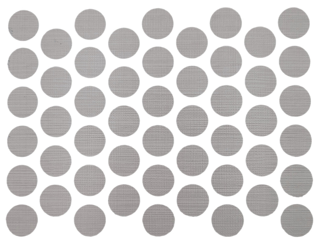 Samolepící krytky na šrouby - Trend šedá 14mm