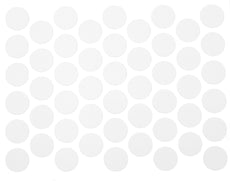 Samolepící krytky na šrouby - bílé, 14 mm