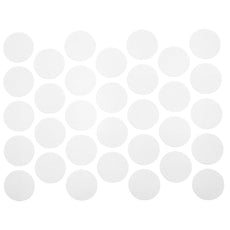 Samolepící krytky na šrouby - bílé, 18 mm