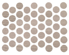 Samolepící krytky na šrouby - bílý borovice 14 mm