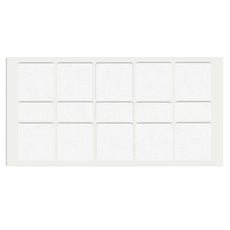 Samolepící filcová podložka 40x40mm/20x40mm bílá