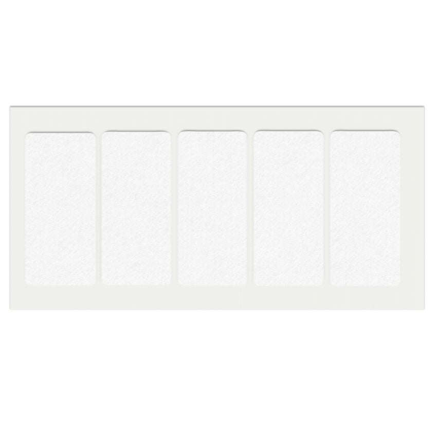 Samolepící filcová podložka 40x90mm bílá – Furnica